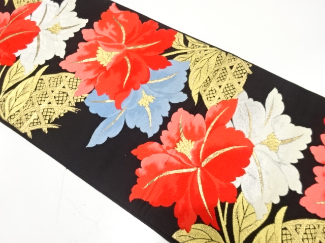 Japanese Kimono / Antique / Fukuro Obi Silk